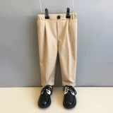 Детские штаны для мальчиков, пиджак классического кроя, осенний костюм для школьников