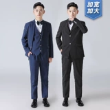 Детский пиджак классического кроя, наряд для музыкальных выступлений, платье, комплект, подходит для подростков, большой размер