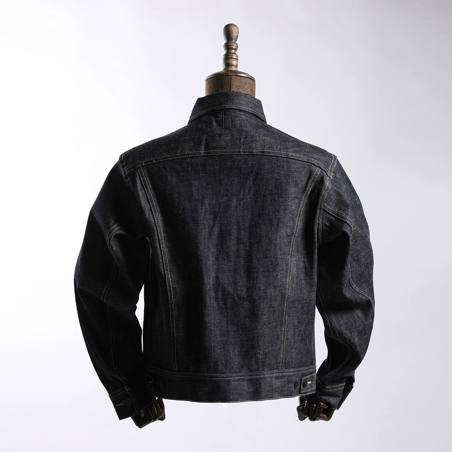 Japanese denim retro cotton jacket, American style, slim fit