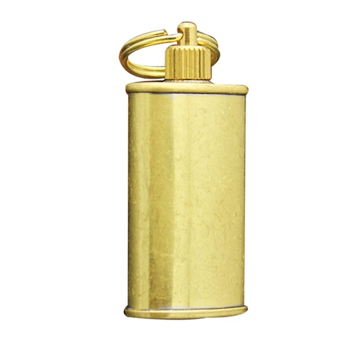 Латунная портативная зажигалка, моторное масло, дорожный маленький универсальный дозатор масла на керосине