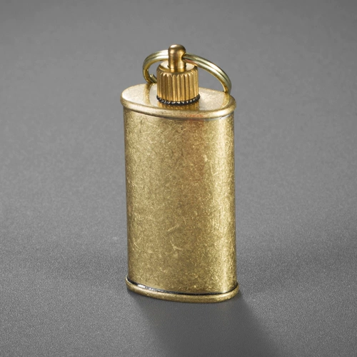 Латунная портативная зажигалка, моторное масло, дорожный маленький универсальный дозатор масла на керосине