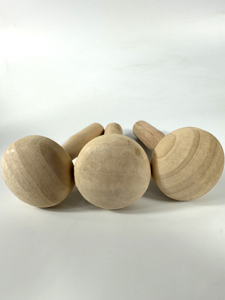 Children's prints Prints Tool Wood Mushroom Wood Mushroom wood Mushroom Wood Mushroom print tool solid wood Mushroom Head Grinding head-Taobao