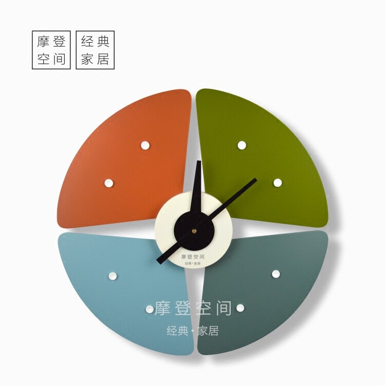 Nordic Fashion Art Wall Clocks Nets Red ISN Hanging Clock Quartz Clocks Quartz Clocks Decoration Creative-like Room Room Wall Clocks