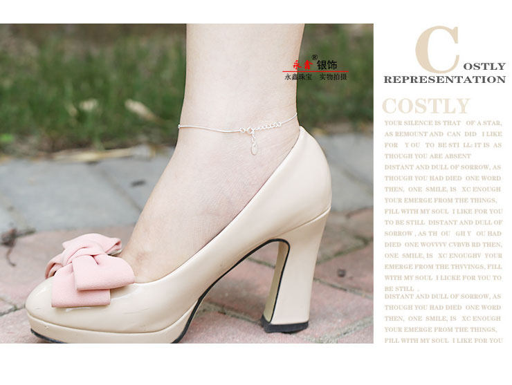 Chaine de cheville Femme en Argenterie - Ref 3101816 Image 33