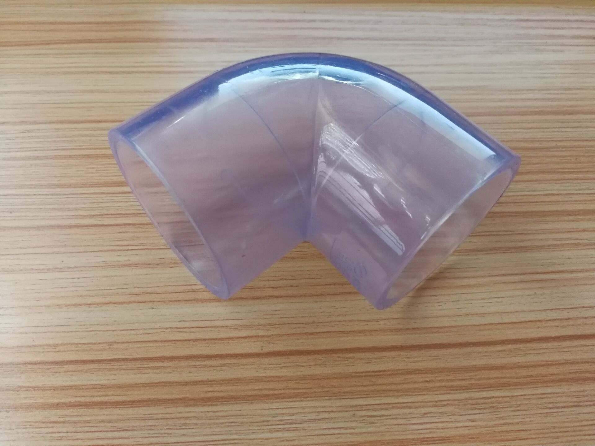 GB UPVC transparent elbow PVC 90 degree transparent elbow transparent tee transparent direct inner diameter 50mm