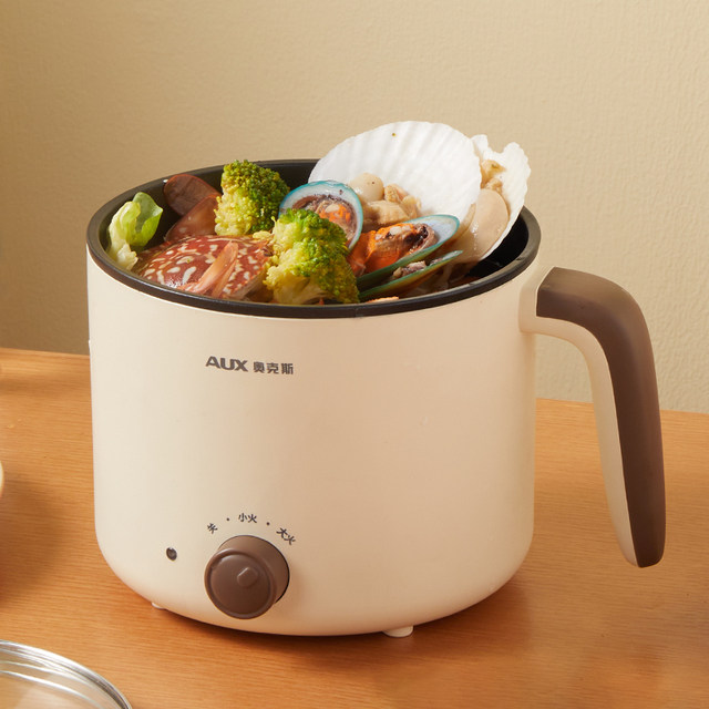 Oaks ຫມໍ້ຫຸງຕົ້ມໄຟຟ້າ multifunctional ຫມໍ້ຫຸງຕົ້ມສໍາລັບນັກສຶກສາຫໍພັກ noodle cooker mini electric hot pot electric cup ຫມໍ້ noodles instant