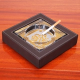 Стеклянная большая креативная модная пепельница для офиса, европейский стиль