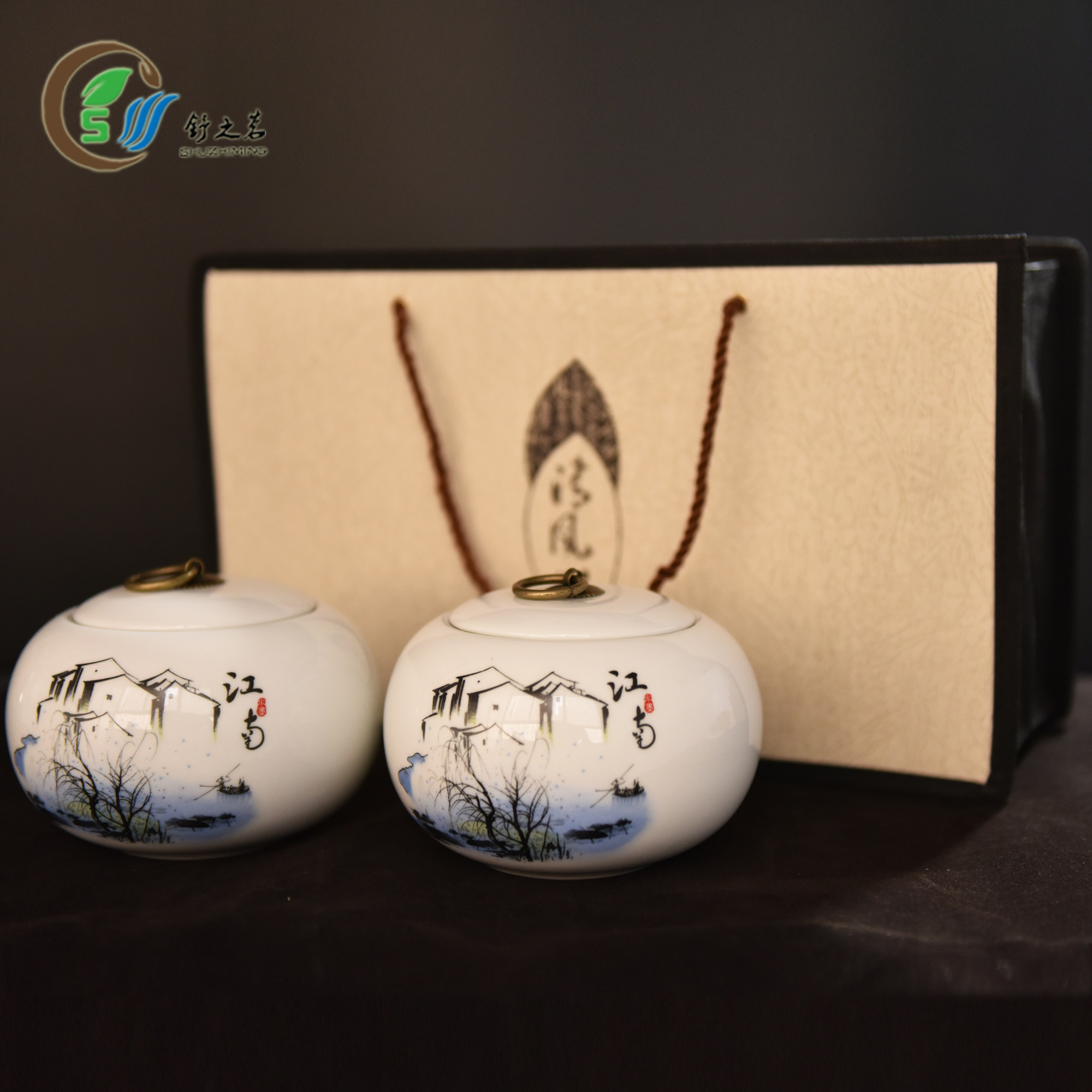 2022 New Tea Green Tea Anhui Specialty Shu Zhiming Shucheng Small Orchid Tea Orchid Sword Porcelain Jar High-end Gift