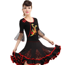 Square dance costume new skirt suit dancing costume female middle-aged dance dress dress dress performance costume
