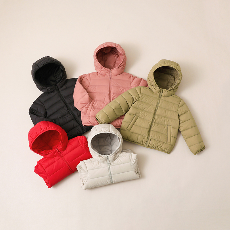 Lightweight down Jacket Short Style 2024 for Boys and Girls, Children's Clothing for Toddlers and Older Kids, Winter Coat Upgrade Version