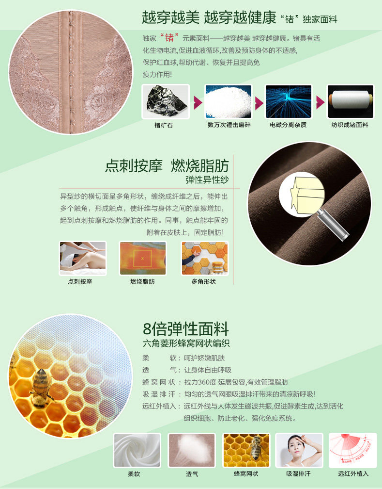 Corset amincissant en nylon - Ref 692313 Image 44