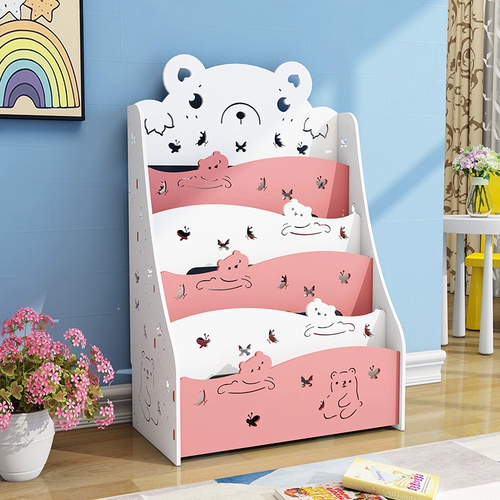 Детская книжная полка простые посадочные полки детские маленькие книжные полки комбинация творческих студентов с простыми маленькими детьми стойки для хранения