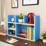 Настольная книжная полка, простая система хранения для школьников, современный книжный шкаф