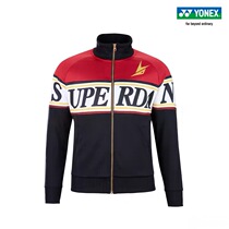 YONEX new lindane with paragraph Yonex 30014LDCR sports leisure mens long-sleeved training suit black