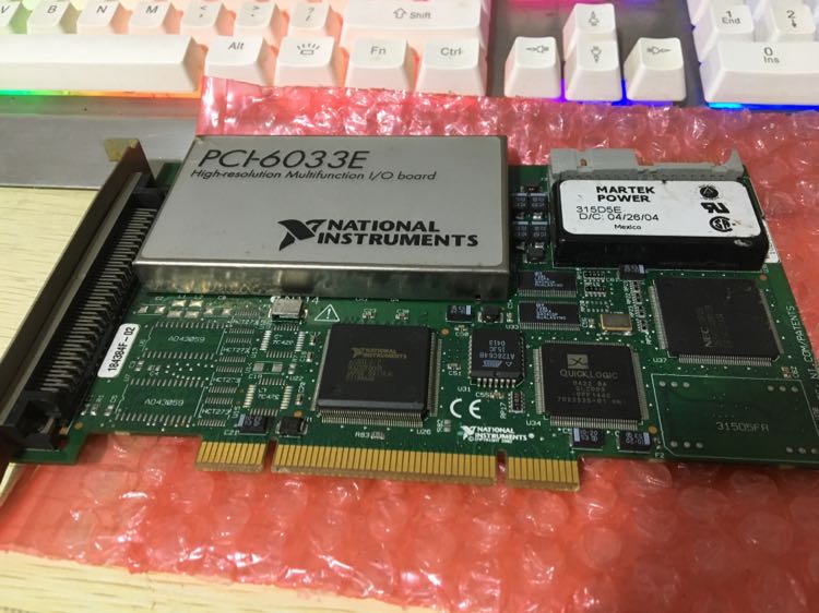 NI PCI-6033E US NI PCI-6033E NI PCI-6033E with a collection card