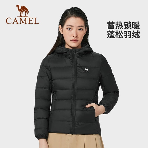 Зимний пуховик, бархатная толстовка с капюшоном, утиный пух, облегающий крой