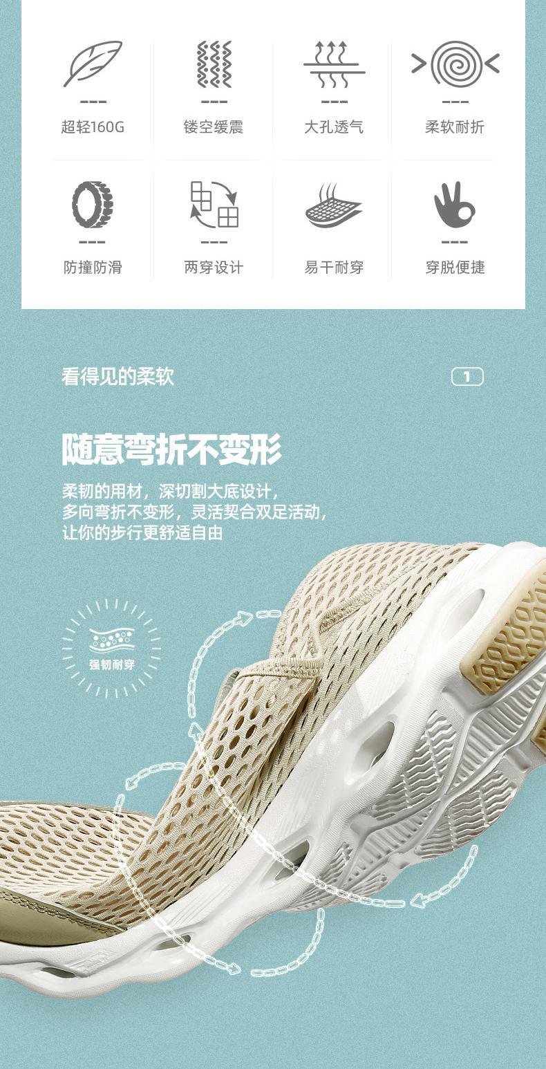 Camel 骆驼 23年夏季 男女同款 轻盈凉爽 两穿网面休闲鞋 天猫优惠券折后¥119包邮(¥619-500)