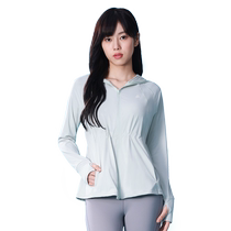 Camel Camellia) Cold White Leather Sun Protection Clothing Womens Slim Summer UV Protection Waist Slimming Original Yarn Sun Protection Clothing