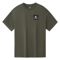 Camel outdoor short Count T-Shirt женский альпинистский спорт скорости сухая блузка мужские летние свободные любители спортивный полурукав Быстрая сухая футболка