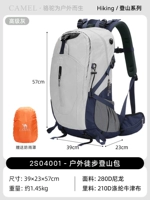 [Соответствует основному отделению, 38 л] Высококачественный серый чехол от дождя, легкий для переноски.