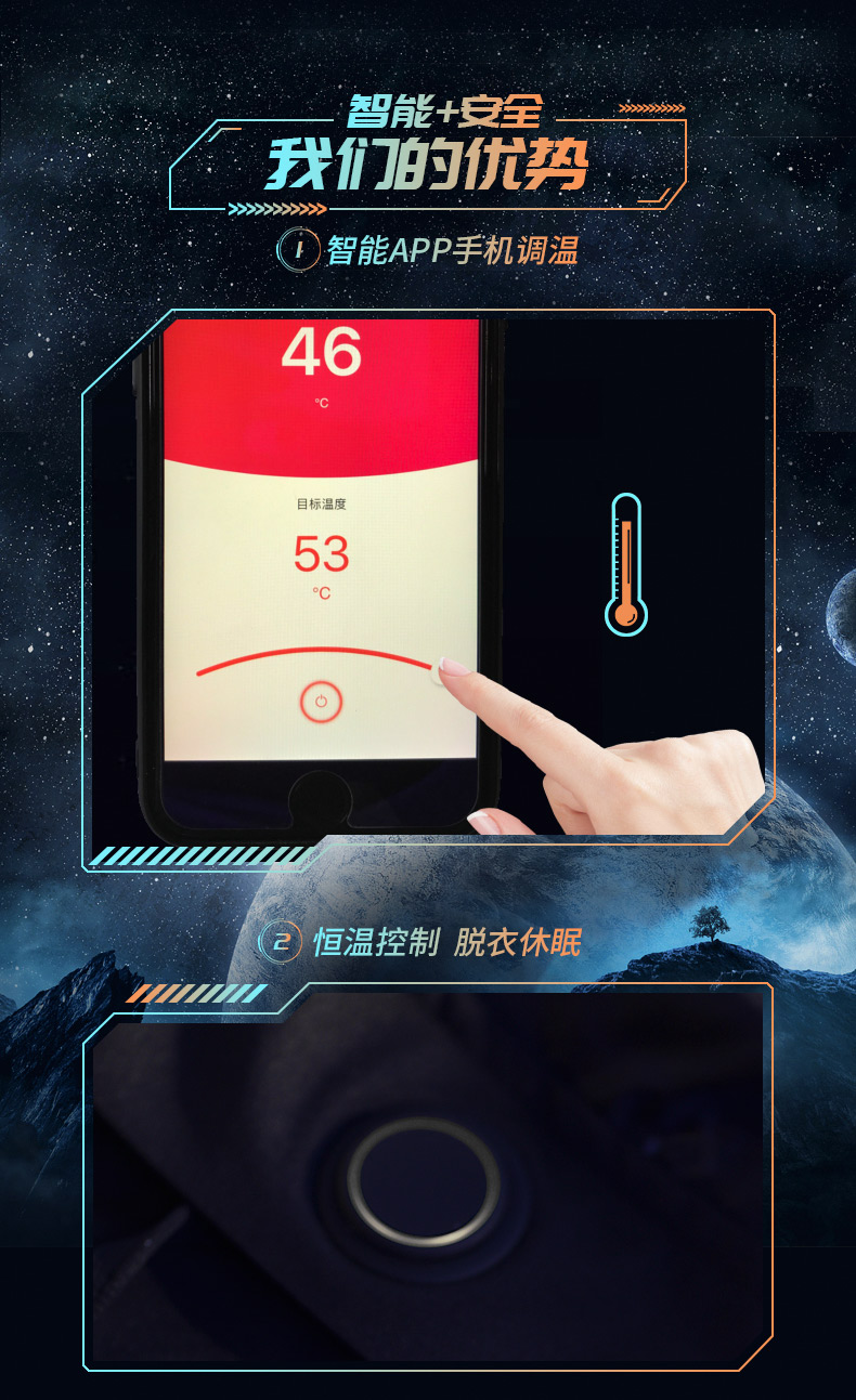 骆驼&祝融系列 男款 智能控温黑科技 冲锋衣+羽绒内胆 图6