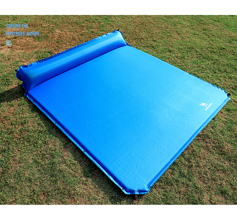 Lạc đà ngoài trời ba đệm bơm hơi cắm trại lều ẩm pad dã ngoại cắm trại tự động bơm hơi không khí giường - Thảm chống ẩm / Mat / Gối tấm thảm xốp