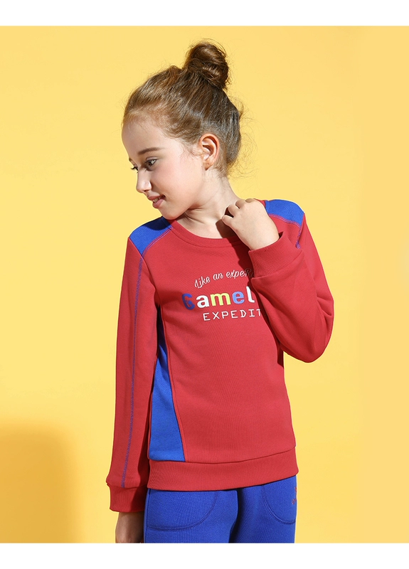 Cô gái mặc quần áo mới giản dị của Hàn Quốc quần áo trẻ em ngoài trời áo phông mùa xuân và mùa thu mùa đông áo len dài tay áo gió nữ 2020