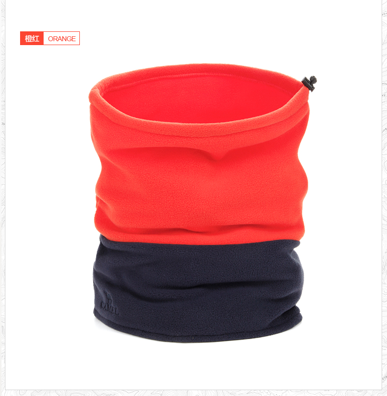 CAMEL lạc đà ngoài trời trung tính bib mùa thu và mùa đông ấm áp và windproof màu rắn thoải mái khăn khăn rằn đi phượt