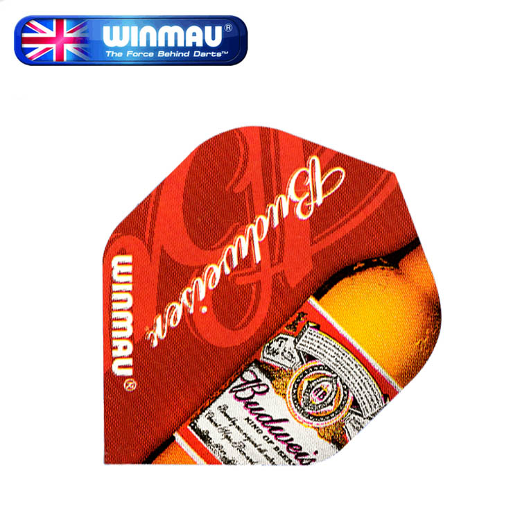 Winmau Budweiser loạt 75 micron logo logo phi tiêu vuông lớn phi tiêu đuôi - Darts / Table football / Giải trí trong nhà bảng phi tiêu gỗ