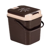 Plastic scum bucket with plastic tea bucket with filter element tea residue separation bucket tea set drainage bucket environmentally friendly tea set accessories