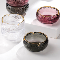 Little Western Home Nordic Wind Phnom Penh Hammer Glass Ashtray Office Light Luxury Ashtray Home Decoration Ornaments