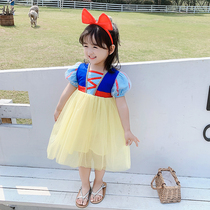 Girl Dress Summer 2020 new children Snow White princess dress foreign girl gauze dress baby skirt summer dress