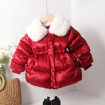Girls cotton-padded clothes 2020 new winter foreign style children cotton-padded jacket for girls
