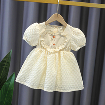 Girls dress Summer short sleeves 2022 New Yangqi Children Princess Princess Girl Girl Baby Skirt Summer Dress