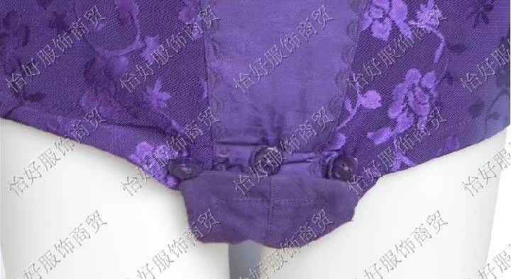 Authentic Zhuang Yi trực tuyến và hip đồ lót cotton xác thực phần mỏng hoa tay áo nhựa bộ quần áo lót định hình