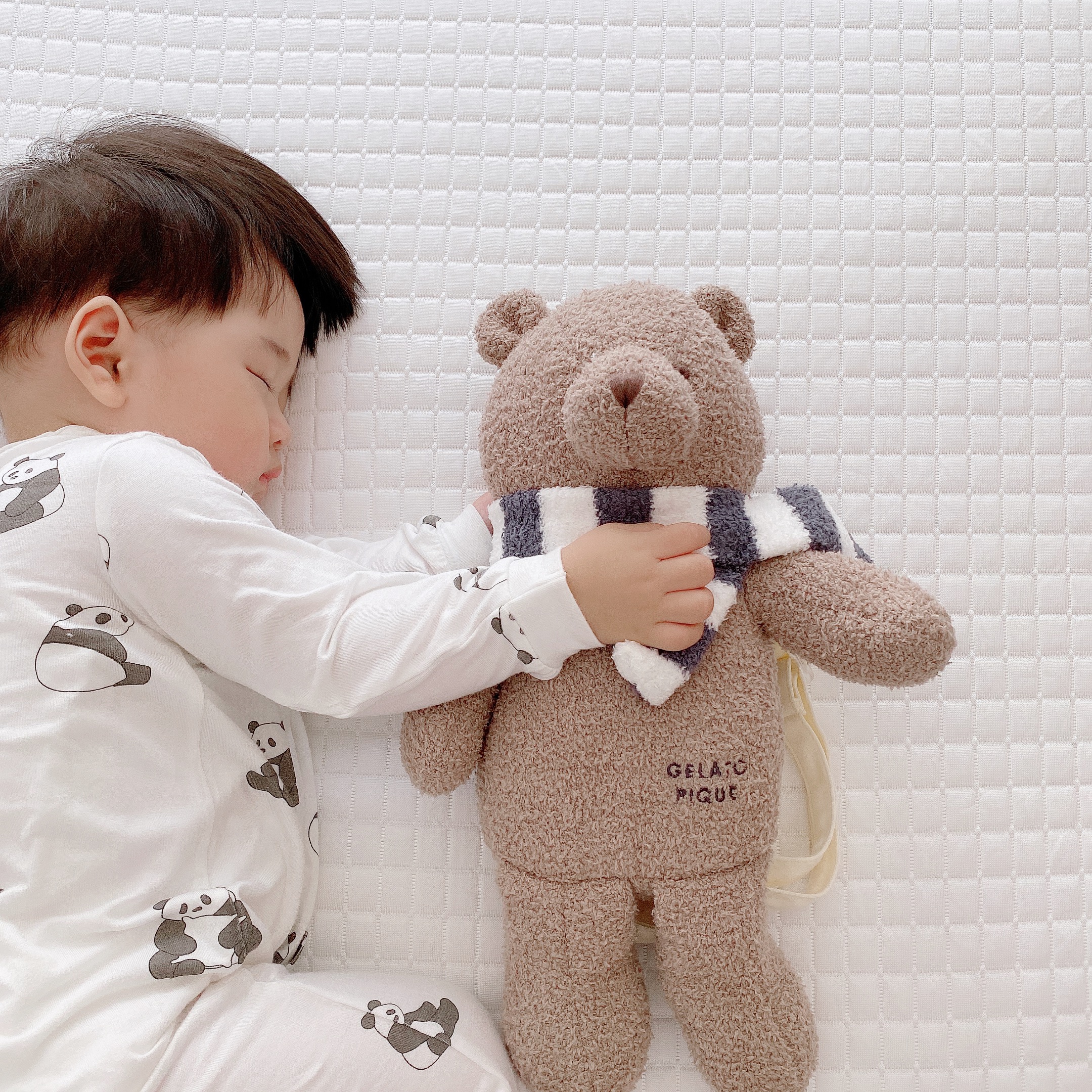 Good night KK soft and cute baby bear doll backpack