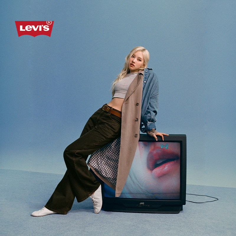 [Same Style as Rose Park Chae-Young] Levi's 26Th New Model Women's Retro Denim Shirt 007Wz