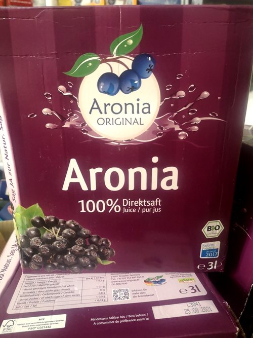German Aronia Wild Sakura Me with high anthocyanin 3000ml