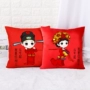 Hai vợ chồng gối cross stitch mới đã kết hôn hôn nhân phòng ngủ phòng khách phòng sofa gối che đơn giản và đáng yêu 2019 - Công cụ & phụ kiện Cross-stitch tranh thêu chữ thập con công