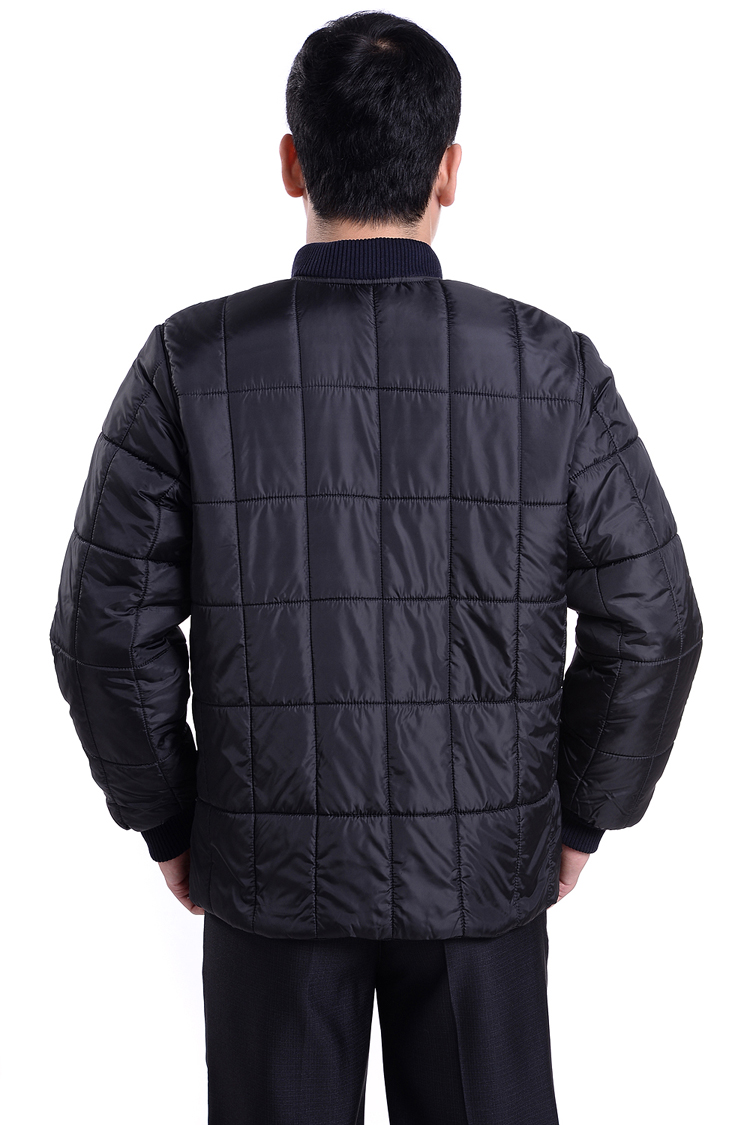 Áo khoác cotton mùa đông trung niên cotton dày áo khoác nam dày áo khoác cotton trung niên áo dạ nam hàn quốc