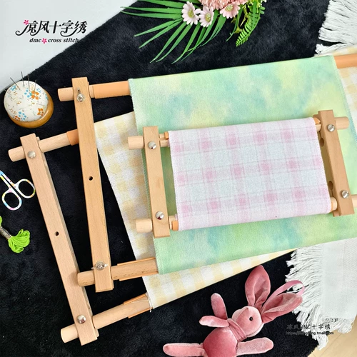 Простые пяльцы, пяльцы для вышивания крестиком, ручные пяльцы для вышивания, деревянные пяльцы, инструмент для вышивки крестом, твердая древесина