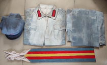 A set of the first Soviet red clothes