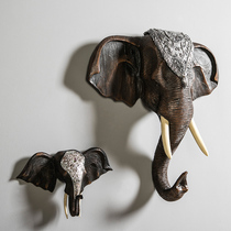 Southeast Asia New Resin Animal Head Wall-mounted Wall Creative Home Living Room Prototype Room Wall Decoration Decorations