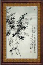 Famous calligraphy and painting Qi Gong Chinese painting freehand flower and bird painting Middle Hall living room office hanging painting hand-painted painting core unmounted ink bamboo