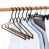 Iron household trouser rack trouser clip metal skirt strong support for trouser clip seamless clothing store hanger anti-slip hanger