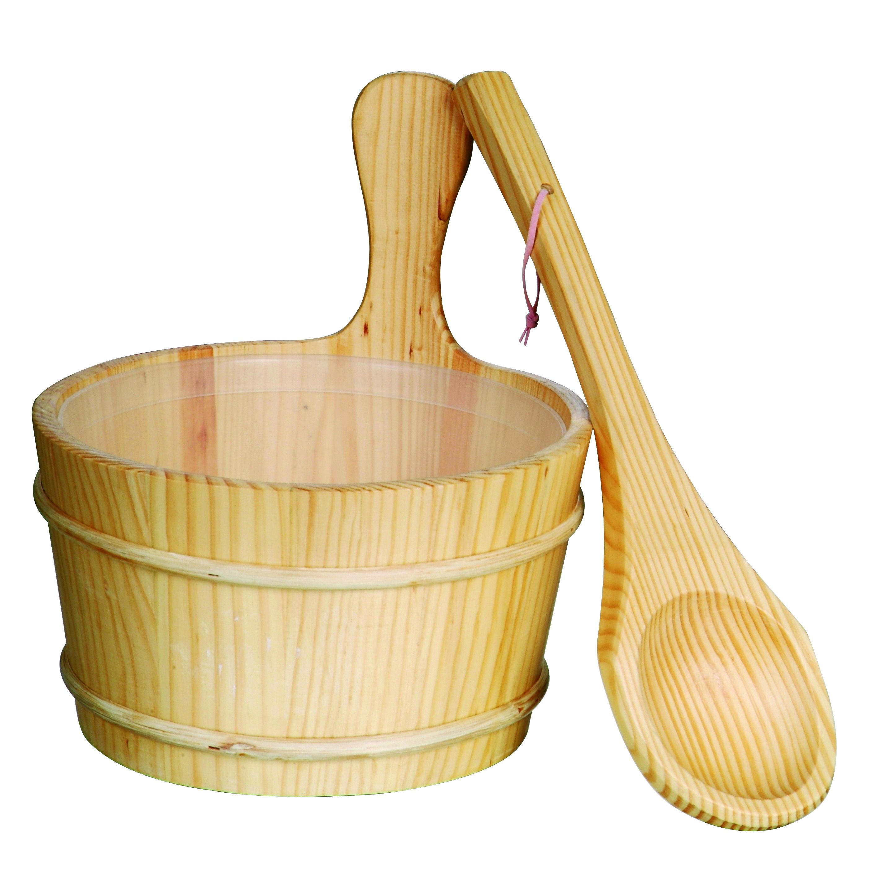 Factory direct sales imported Finnish pine barrel wooden spoon sauna transmission wooden spoon sauna accessories