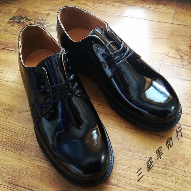 Russian Monarch Prints Original 18 19 Lot Black Positive Dress Professional Bright Face Leather Shoes Men Outdoor Work Shoes