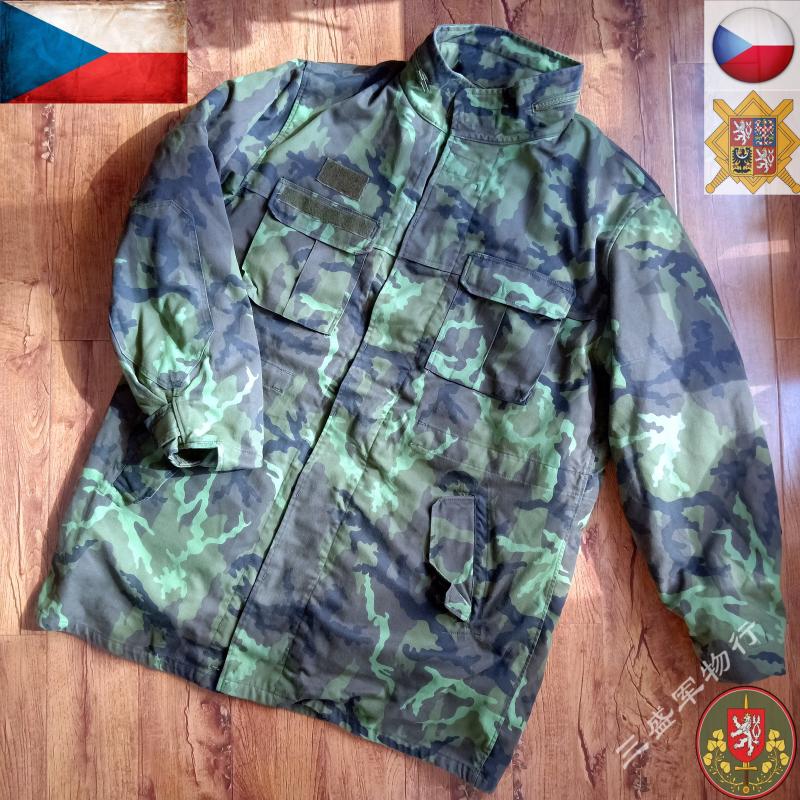 Second-hand Czech public issue original 95 leaf beige autumn and winter mid-length version cold-proof PARKA coat warm coat