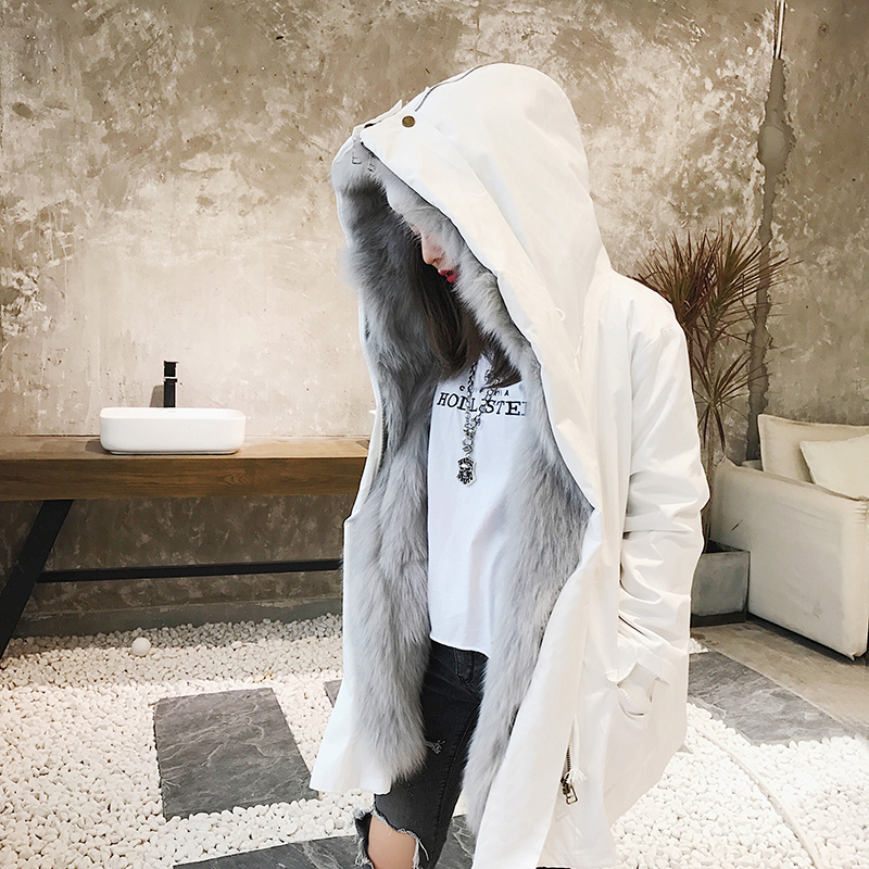 Manteau de fourrure femme MANMONA - Ref 3171469 Image 3