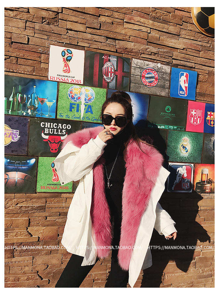 Manteau de fourrure femme MANMONA - Ref 3171469 Image 116